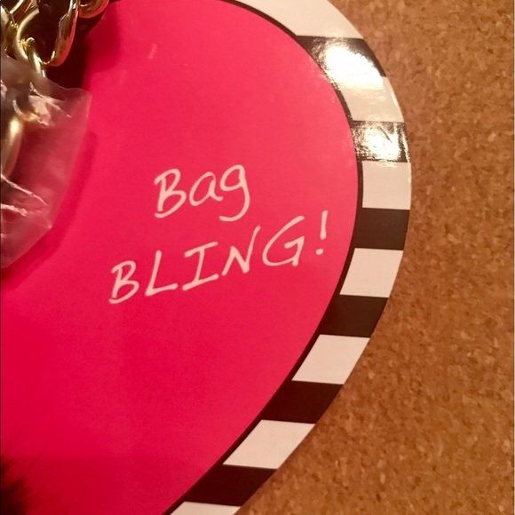 Just reduced...Betsey Johnson ear muff bag bling - Picture 8 of 8